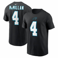 Tetairoa McMillan Carolina Panthers Name & Number T-Shirt Black - Nike