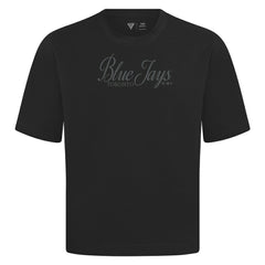 Toronto Blue Jays Levelwear Ethereal Oversized Luxe Signature Knit T-Shirt On Sale