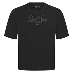 Boston Red Sox Levelwear Ethereal Oversized Luxe Signature Knit T-Shirt Clearance