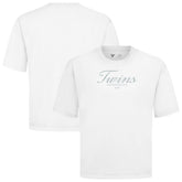 Minnesota Twins Levelwear Ethereal Oversized Luxe Signature Knit T-Shirt for sale