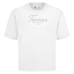 Minnesota Twins Levelwear Ethereal Oversized Luxe Signature Knit T-Shirt for sale