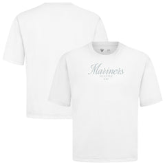 Seattle Mariners Levelwear Ethereal Oversized Luxe Signature Knit T-Shirt Clearance