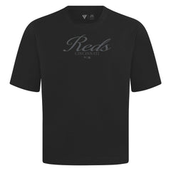 Cincinnati Reds Levelwear Ethereal Oversized Luxe Signature Knit T-Shirt for sale
