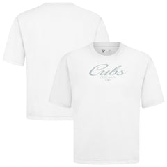 Chicago Cubs Levelwear Ethereal Oversized Luxe Signature Knit T-Shirt Sale