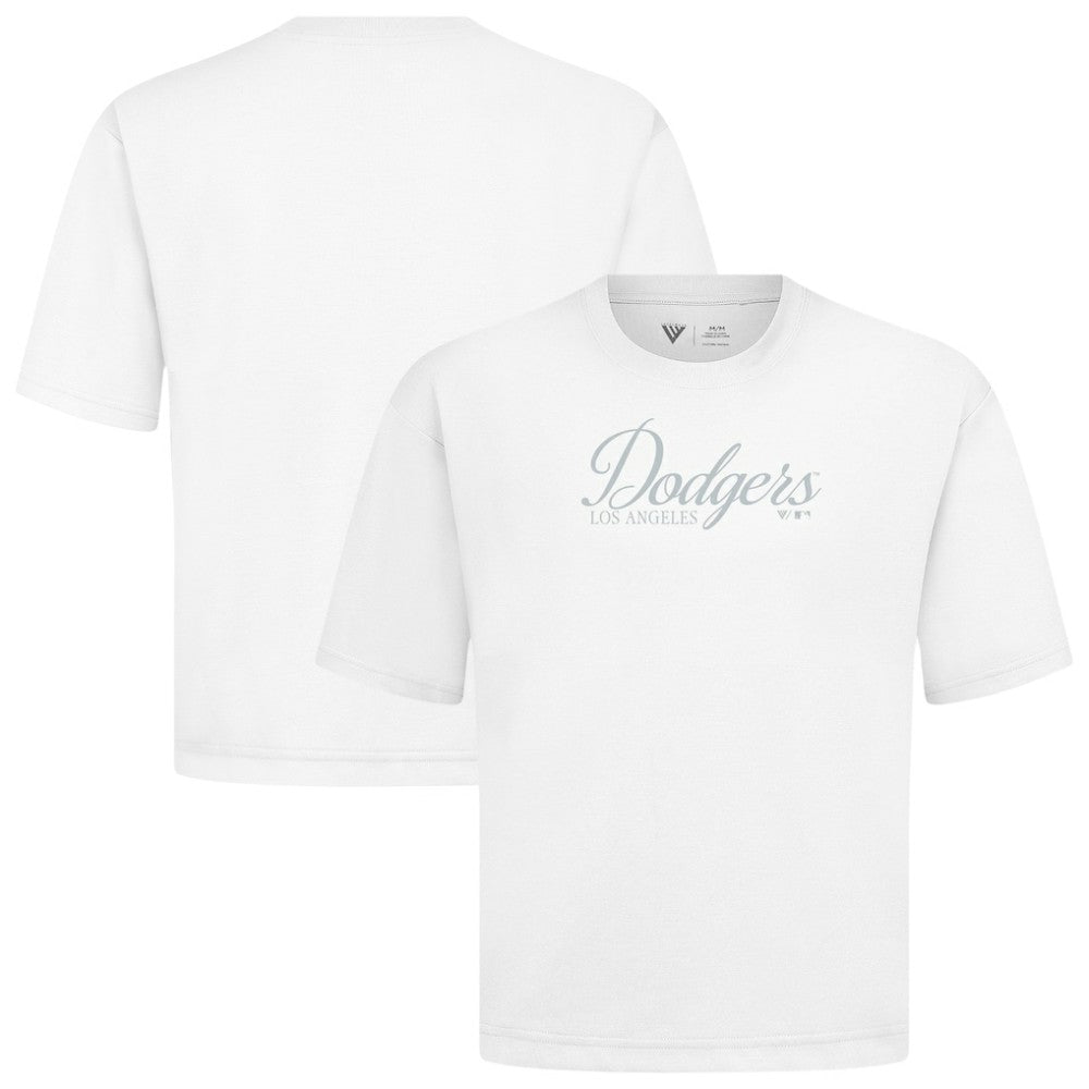 Los Angeles Dodgers Levelwear Ethereal Oversized Luxe Signature Knit T-Shirt Online