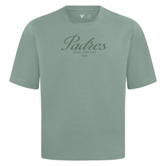 San Diego Padres Levelwear Ethereal Oversized Luxe Signature Knit T-Shirt Lifestyle