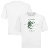 Baltimore Orioles Levelwear Crossway Oversized Luxe Signature Knit T-Shirt for sale