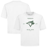 Toronto Blue Jays Levelwear Crossway Oversized Luxe Signature Knit T-Shirt Online