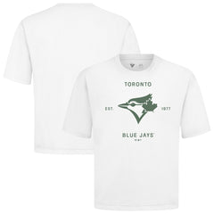 Toronto Blue Jays Levelwear Crossway Oversized Luxe Signature Knit T-Shirt Online