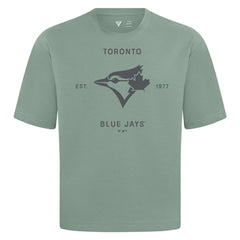 Toronto Blue Jays Levelwear Crossway Oversized Luxe Signature Knit T-Shirt Online