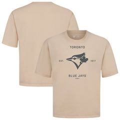 Toronto Blue Jays Levelwear Crossway Oversized Luxe Signature Knit T-Shirt Clearance