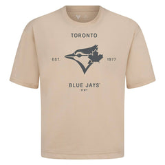 Toronto Blue Jays Levelwear Crossway Oversized Luxe Signature Knit T-Shirt Clearance