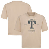 Texas Rangers Levelwear Crossway Oversized Luxe Signature Knit T-Shirt for sale