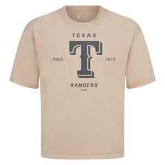 Texas Rangers Levelwear Crossway Oversized Luxe Signature Knit T-Shirt for sale