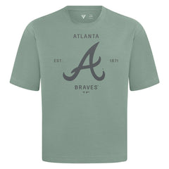Atlanta Braves Levelwear Crossway Oversized Luxe Signature Knit T-Shirt Sale