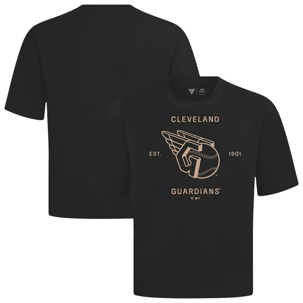 Cleveland Guardians Levelwear Crossway Oversized Luxe Signature Knit T-Shirt Sale