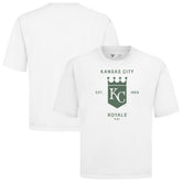 Kansas City Royals Levelwear Crossway Oversized Luxe Signature Knit T-Shirt Clearance