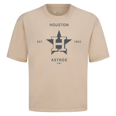 Houston Astros Levelwear Crossway Oversized Luxe Signature Knit T-Shirt Clearance