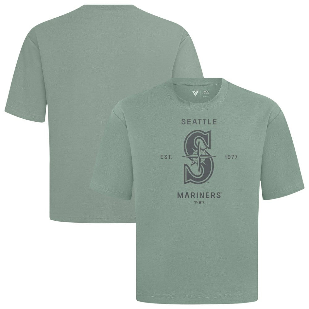 Seattle Mariners Levelwear Crossway Oversized Luxe Signature Knit T-Shirt Sale