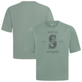 Seattle Mariners Levelwear Crossway Oversized Luxe Signature Knit T-Shirt Sale