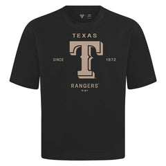 Texas Rangers Levelwear Crossway Oversized Luxe Signature Knit T-Shirt Lifestyle