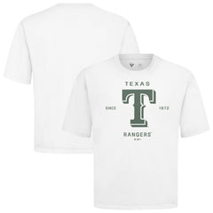 Texas Rangers Levelwear Crossway Oversized Luxe Signature Knit T-Shirt Sale