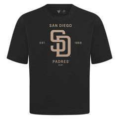 San Diego Padres Levelwear Crossway Oversized Luxe Signature Knit T-Shirt Lifestyle