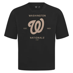 Washington Nationals Levelwear Crossway Oversized Luxe Signature Knit T-Shirt discount