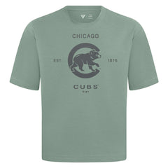 Chicago Cubs Levelwear Crossway Oversized Luxe Signature Knit T-Shirt discount