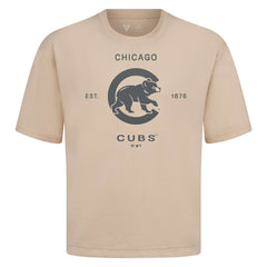 Chicago Cubs Levelwear Crossway Oversized Luxe Signature Knit T-Shirt Online