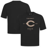 Cincinnati Reds Levelwear Crossway Oversized Luxe Signature Knit T-Shirt Clearance