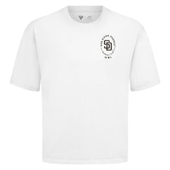San Diego Padres Levelwear Signet Oversized Luxe Signature Knit T-Shirt Sale