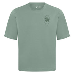 San Diego Padres Levelwear Signet Oversized Luxe Signature Knit T-Shirt Clearance