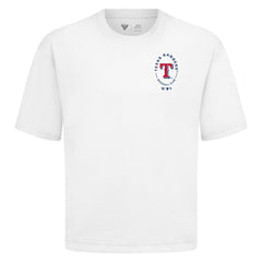 Texas Rangers Levelwear Signet Oversized Luxe Signature Knit T-Shirt Clearance