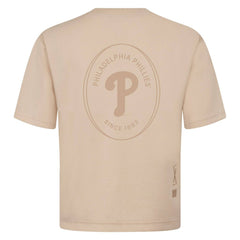 Philadelphia Phillies Levelwear Signet Oversized Luxe Signature Knit T-Shirt Clearance