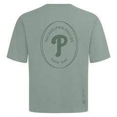Philadelphia Phillies Levelwear Signet Oversized Luxe Signature Knit T-Shirt Lifestyle