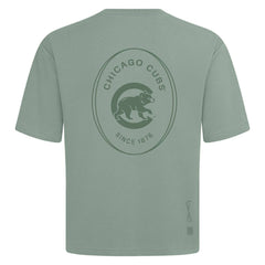 Chicago Cubs Levelwear Signet Oversized Luxe Signature Knit T-Shirt for sale
