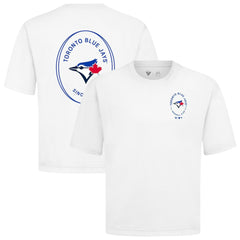Toronto Blue Jays Levelwear Signet Oversized Luxe Signature Knit T-Shirt for sale