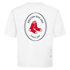 Boston Red Sox Levelwear Signet Oversized Luxe Signature Knit T-Shirt Online