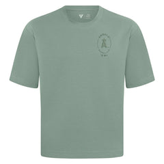 Los Angeles Angels Levelwear Register Oversized Luxe Signature Knit T-Shirt for sale
