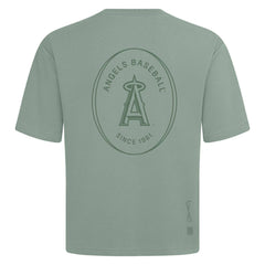 Los Angeles Angels Levelwear Register Oversized Luxe Signature Knit T-Shirt for sale