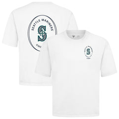 Seattle Mariners Levelwear Register Oversized Luxe Signature Knit T-Shirt Online