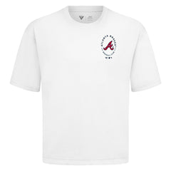 Atlanta Braves Levelwear Register Oversized Luxe Signature Knit T-Shirt Lifestyle