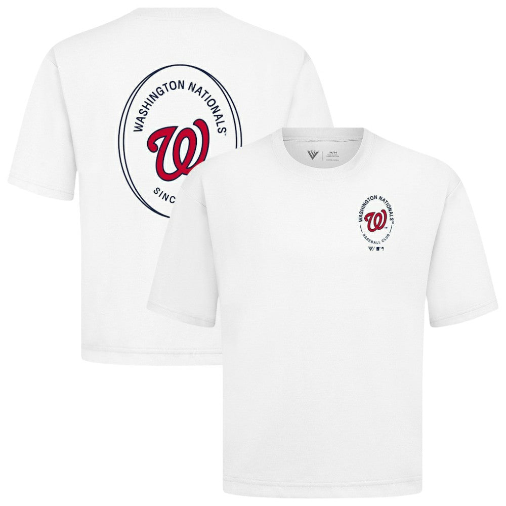 Washington Nationals Levelwear Register Oversized Luxe Signature Knit T-Shirt Near Me