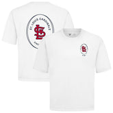 St. Louis Cardinals Levelwear Register Oversized Luxe Signature Knit T-Shirt Lifestyle