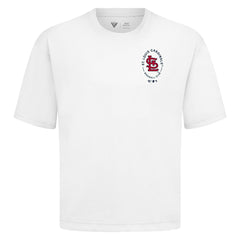 St. Louis Cardinals Levelwear Register Oversized Luxe Signature Knit T-Shirt Lifestyle