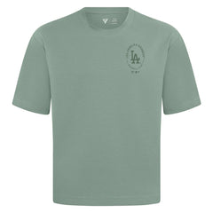 Los Angeles Dodgers Levelwear Register Oversized Luxe Signature Knit T-Shirt discount
