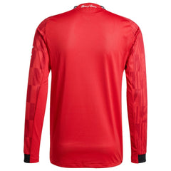 Adidas Manchester United Home 2025/26 Player Long Sleeve Jerseys - Red
