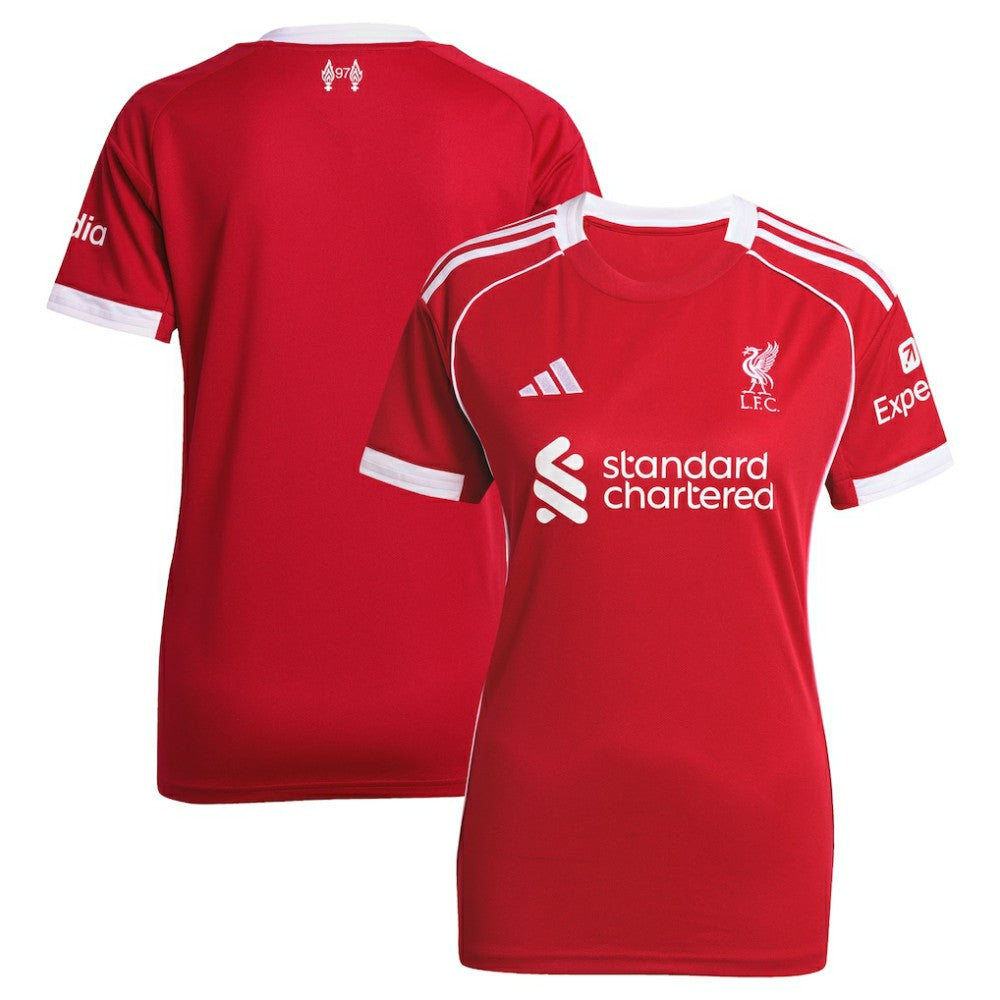 Adidas Liverpool Women's 2025/26 Home Replica Jerseys - Red