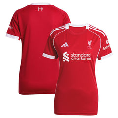 Adidas Liverpool Women's 2025/26 Home Replica Jerseys - Red